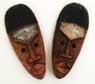 Ghana Mask With Metal Plate