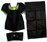 Girls Embroidered Brocade Set