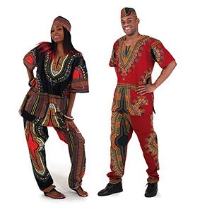 Traditional Print Dashiki/Pant Set