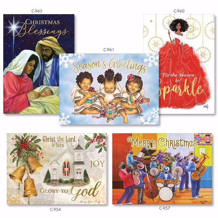 African American Holiday Card Assortment #2