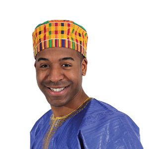 Kente Kufi Hat Style #1